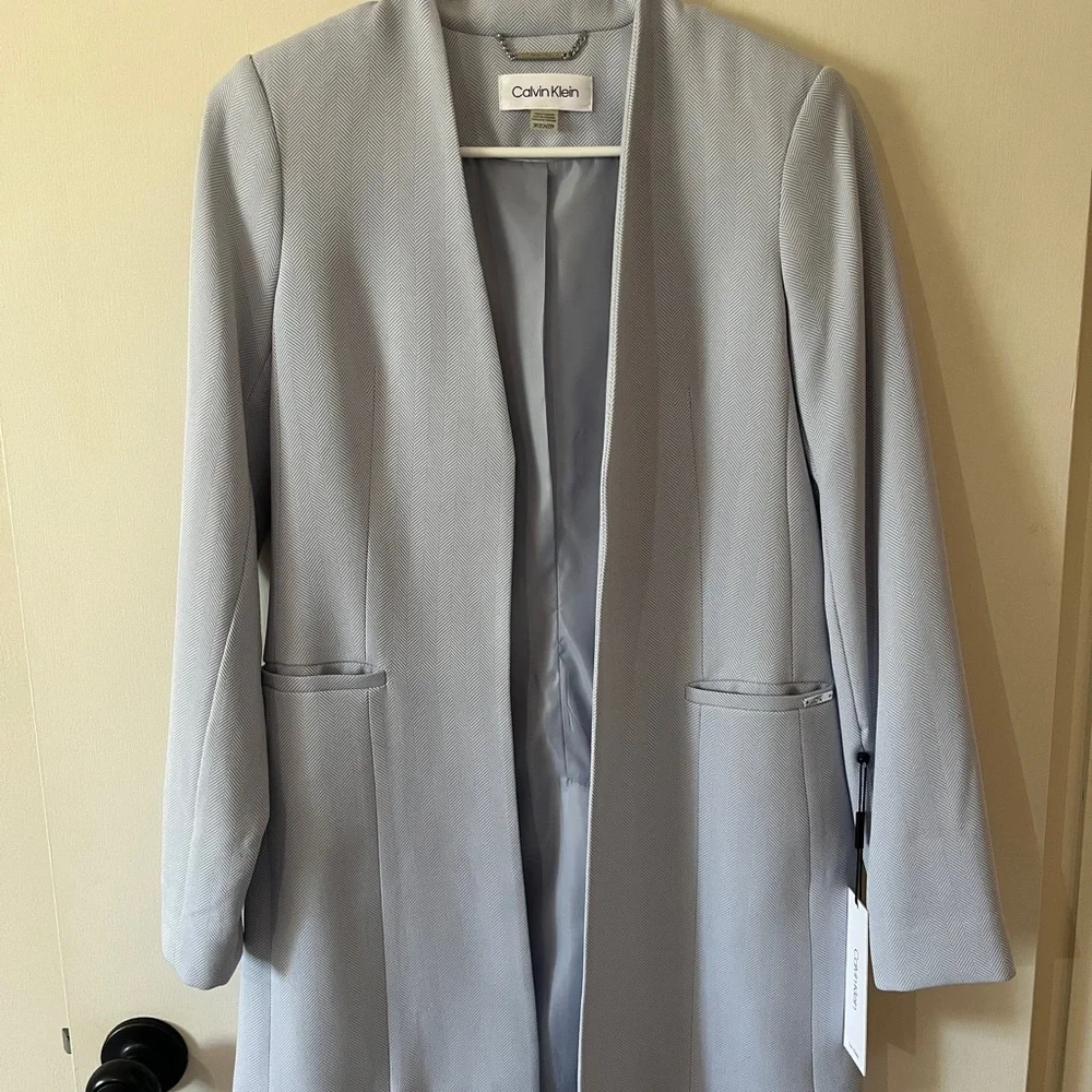 Calvin klein light blue petite Blazer - Picture 1 of 7